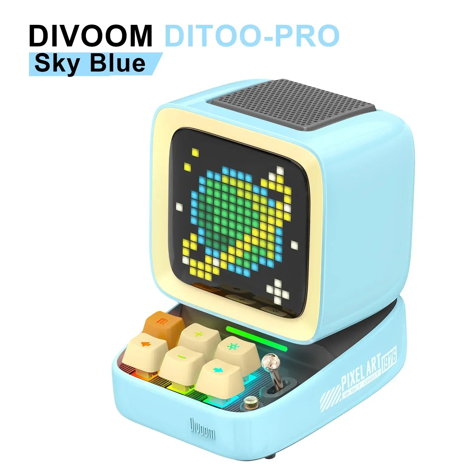 DecorBites™ Ditoo-Pro Retro Pixel Art Speaker Alarm Clock LED Display Home Decoration