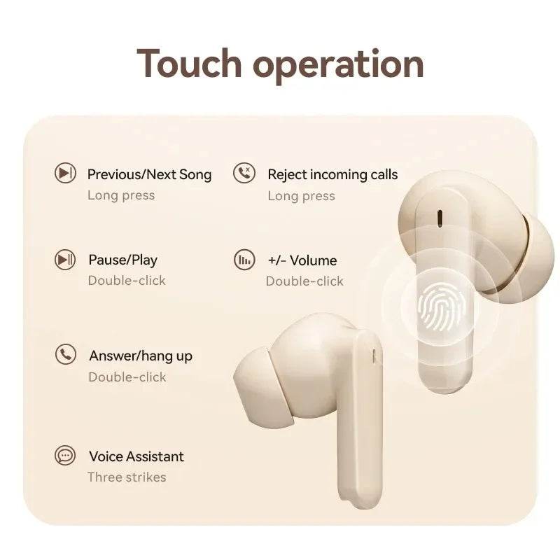 S510 TWS Wireless Headphones Earphone Bluetooth-compatible 5.4 Waterproof Headset with Mic Earbuds