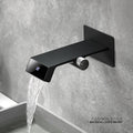 DecorBites™ LED Basin Faucet Wall Mounted Hot Cold Mixer Bathroom Brass Vanity