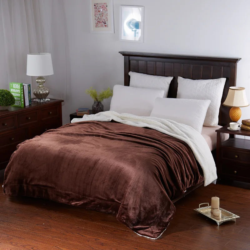DecorBites™ Cozy Plush Blanket: Soft, Warm, Lightweight for Bedroom & Sofa All Seasons