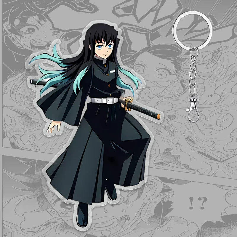 Demon Slayer Keychain: Tanjiro 6cm Acrylic Bag Pendant