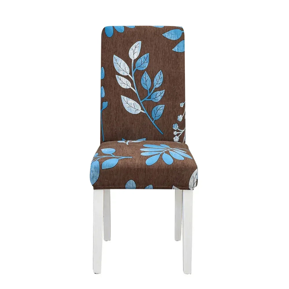 DecorBites™ Geometric Stretch Chair Cover Slipcovers | Elastic Seat Case