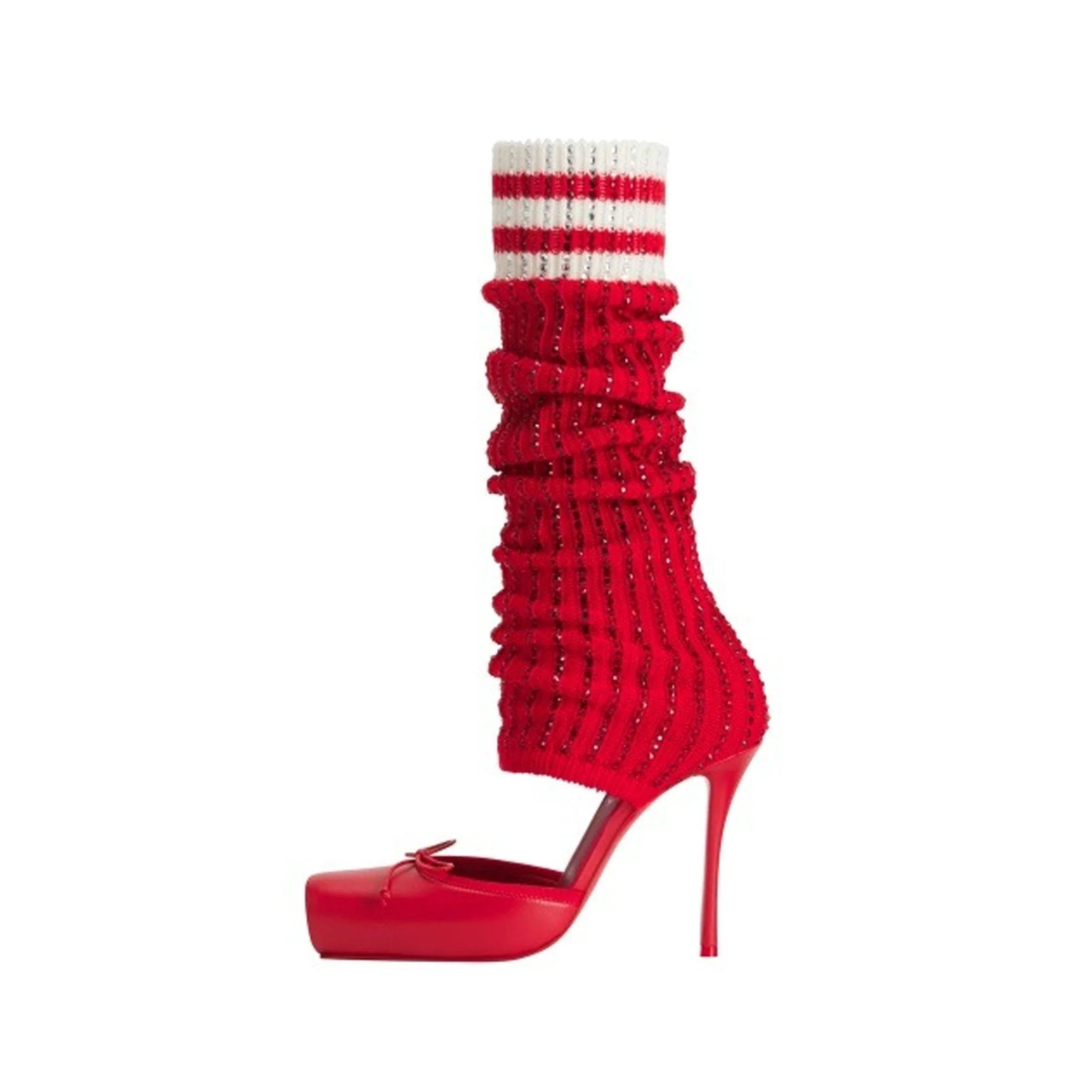 Sexy rhinestone Heels Elastic with sleeves New Arrivals