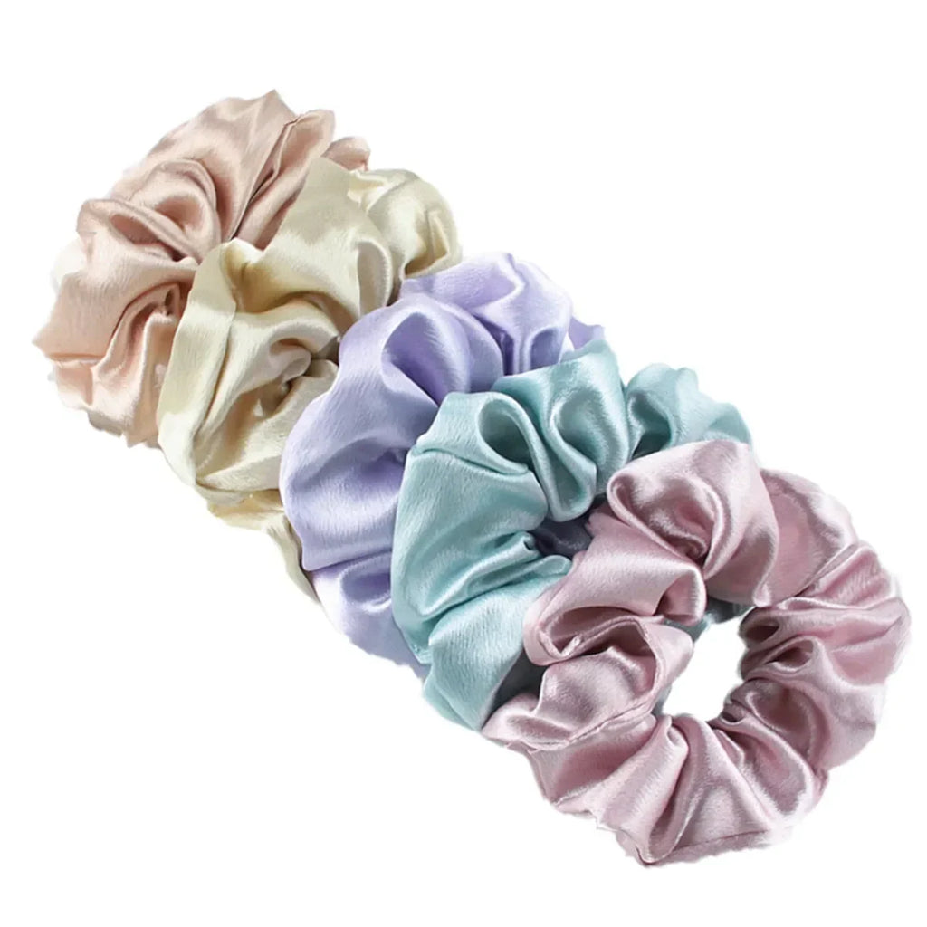 Women's Silky Satin Hair Scrunchies Set