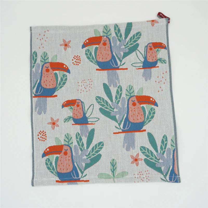 DecorBites™ Cotton Gauze Hand & Face Towel Set - 35x75 CM - 20 Colors