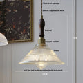 DecorBites™ Glass Flower LED Pendant Light, Adjustable Knob Switch, Modern Design