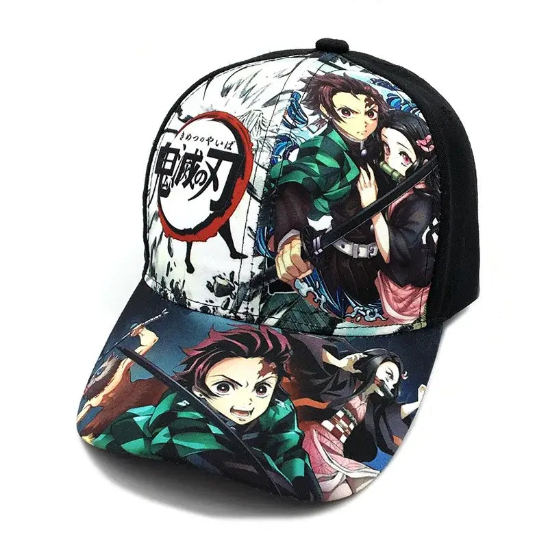 Demon Slayer Baseball Cap: Adjustable Anime Hip Hop Hat