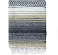 DecorBites™ Handwoven Mexican Blanket - Multicolor Geometry Beach Shawl