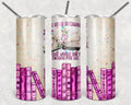 I Read Because This World Isn't Enough for Me 20 oz Skinny Tumbler