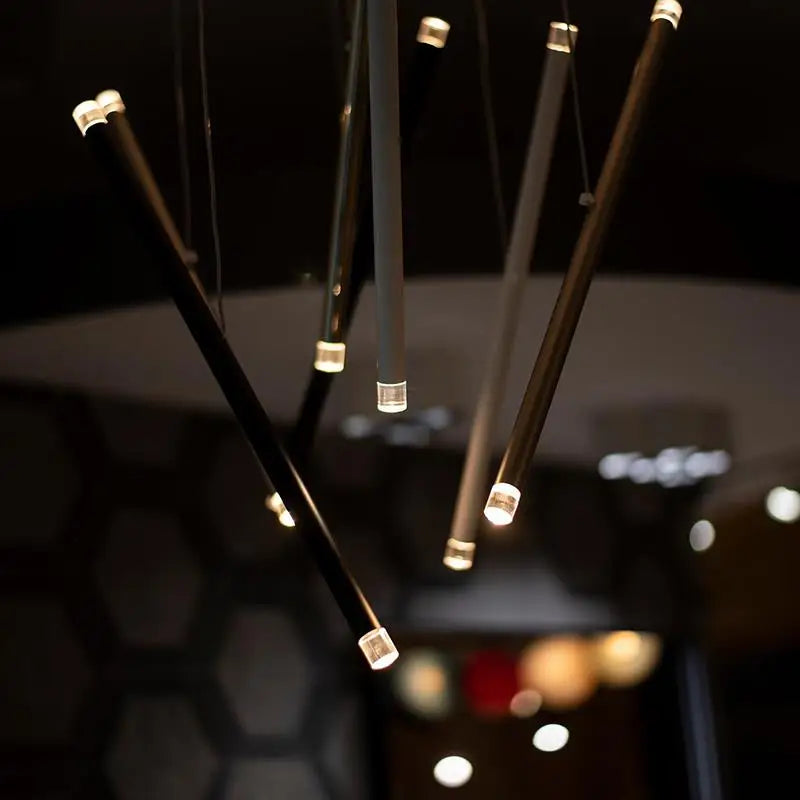 DecorBites™ LED Chandelier: Luxury Indoor Lighting for Living Room, Hall, Staircase