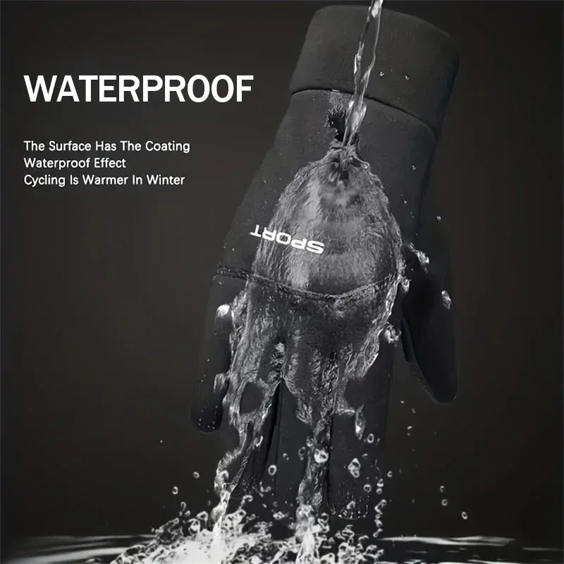 Winter Touchscreen Windproof Gloves - Cold-Proof Unisex Cycling, Running, Hiking & Ski Gloves