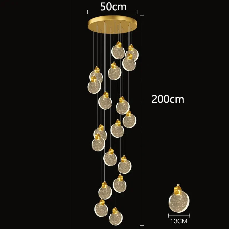 DecorBites™ LED Pendant Chandeliers for Modern Home Decor and Indoor Lighting