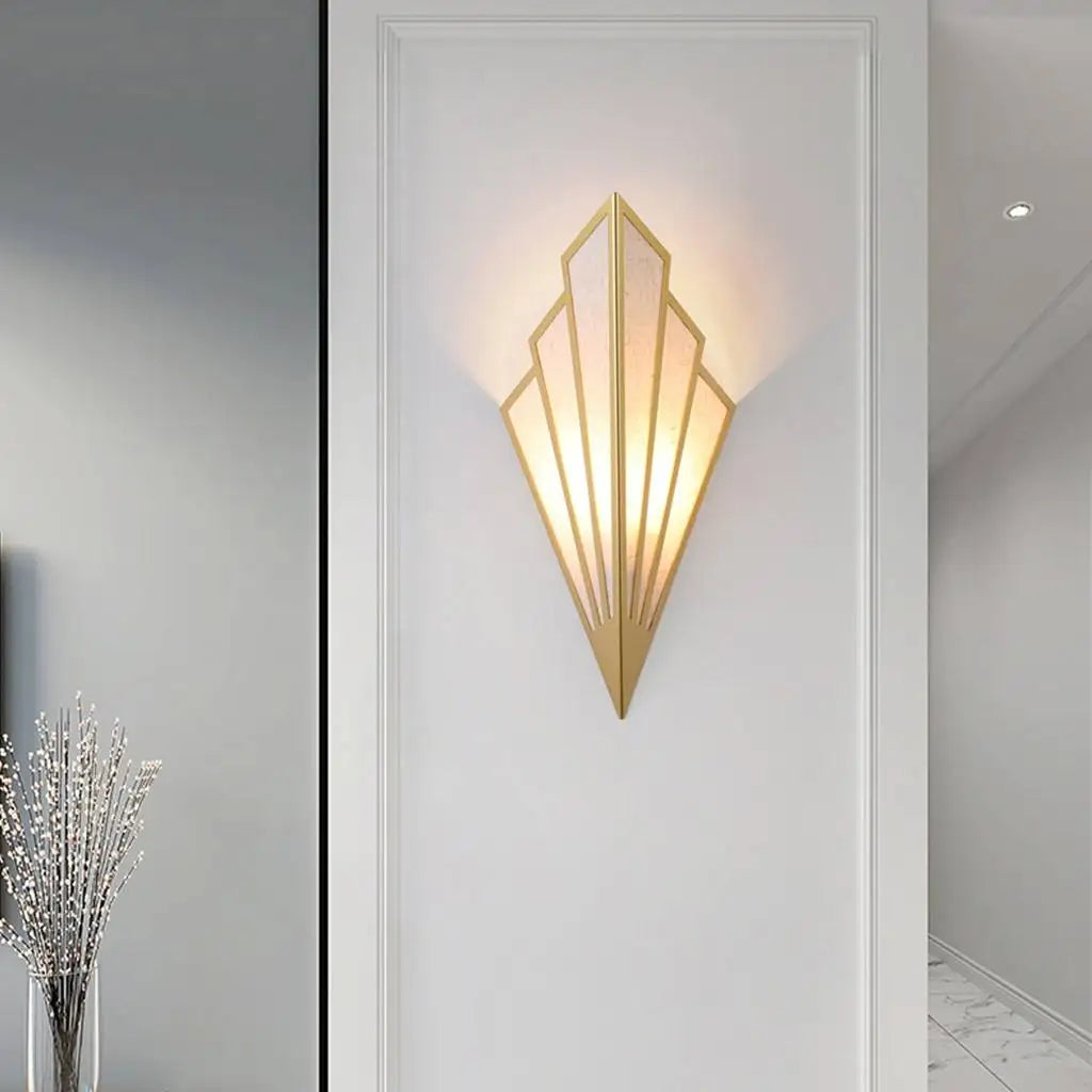 DecorBites™ LED Fan-Shaped Indoor Wall Lamp for Corridor Aisle Staircase Bedroom Lighting