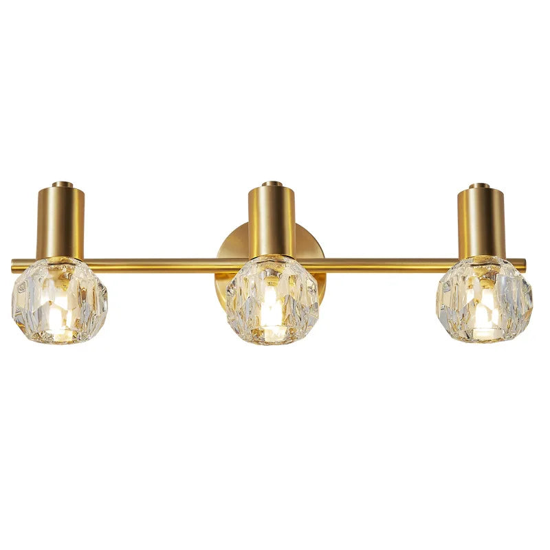 DecorBites™ Gold Crystal Wall Lamp for Home Decoration and Lighting