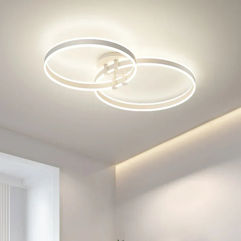 DecorBites™ LED Acrylic Chandeliers Up/Down Lights Lusters for Living Room Bedroom Home Decor