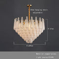 DecorBites™ Elegant Glass Chandelier Lighting for Home Dining Room Decor