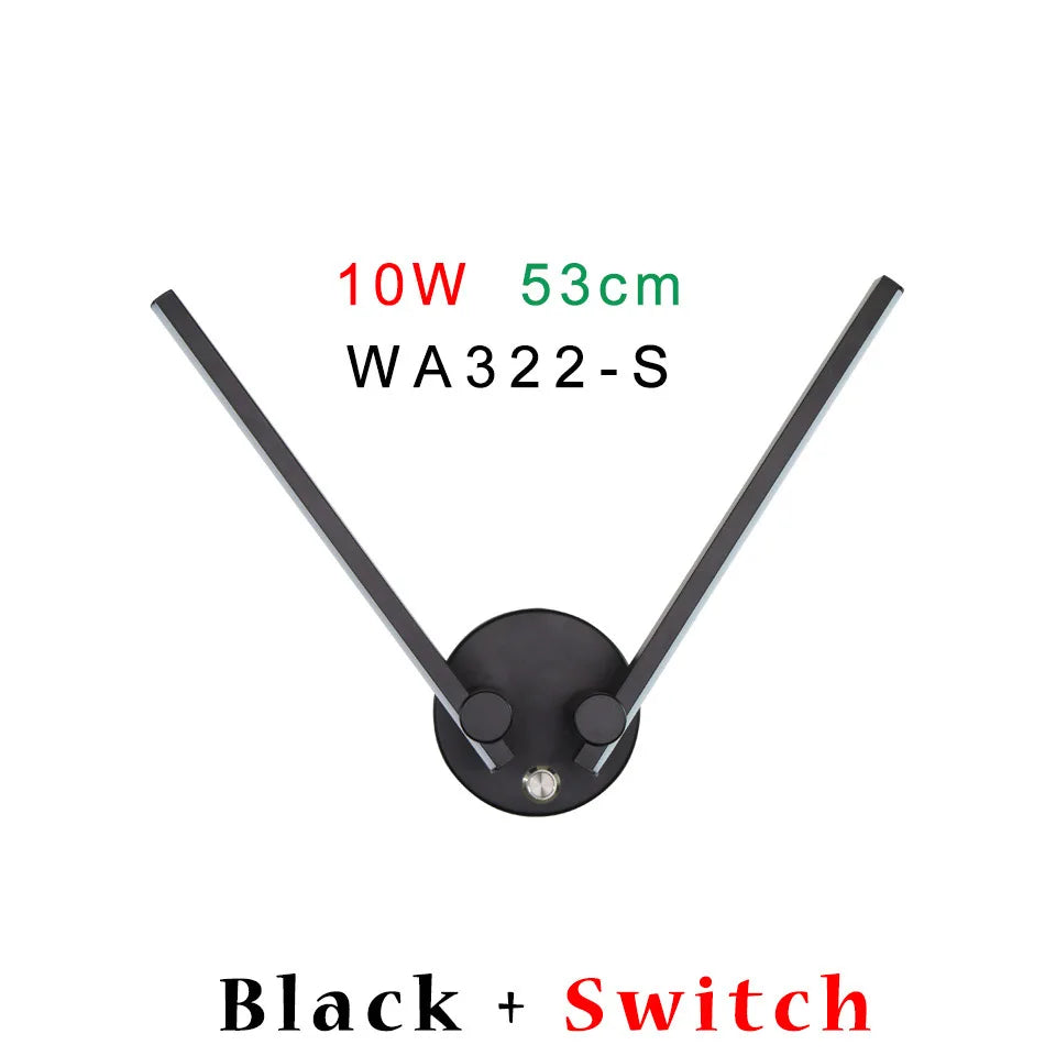 DecorBites™ Double Arm Adjustable LED Wall Light for Living Room and Bedroom