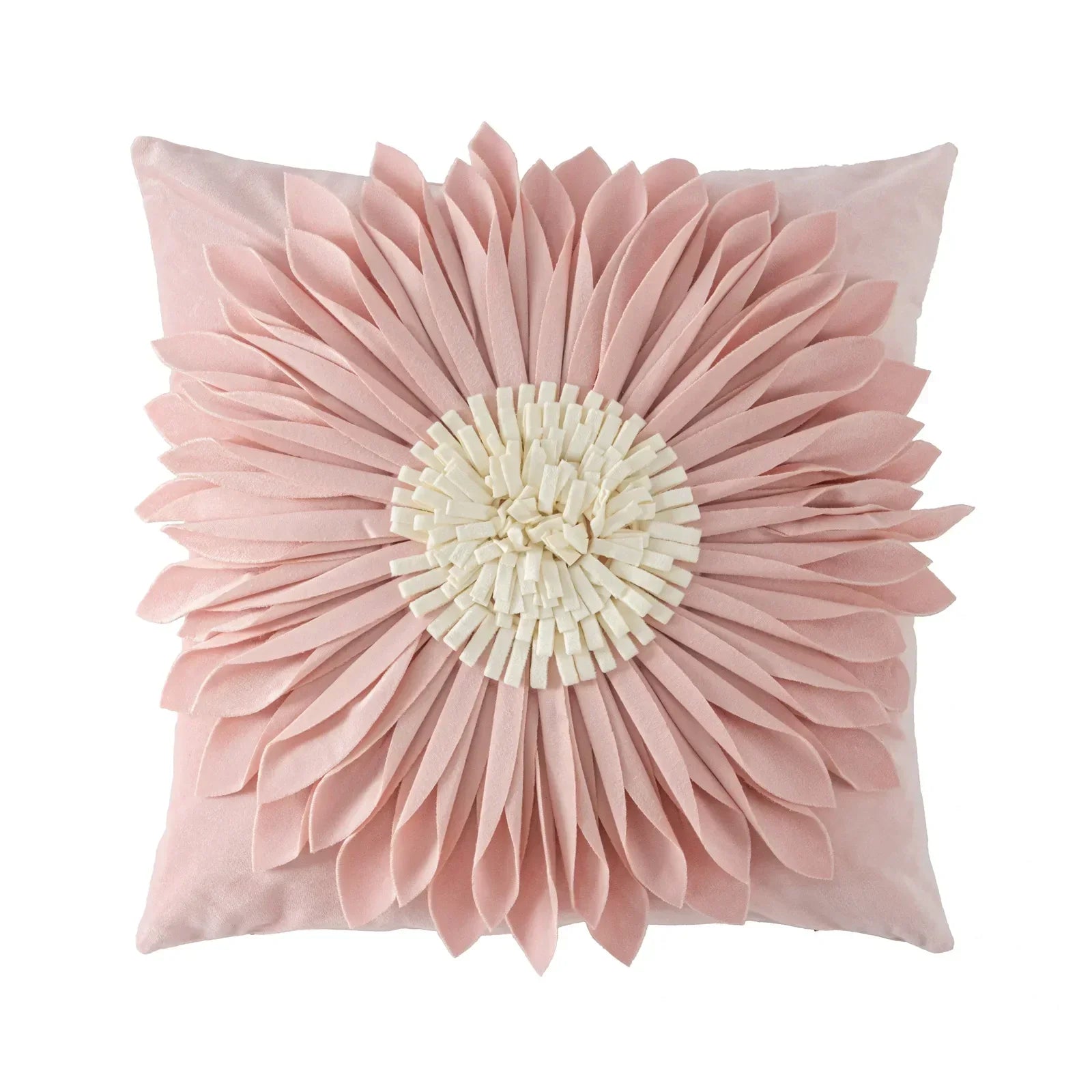 DecorBites™ Handmade Flower Cushion Cover - Elegant Home Decor Pillows