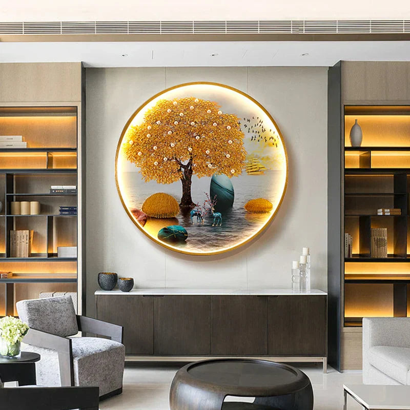 DecorBites™ LED Fishes Wall Picture Sconces: Creative Bedroom Lighting Fixture