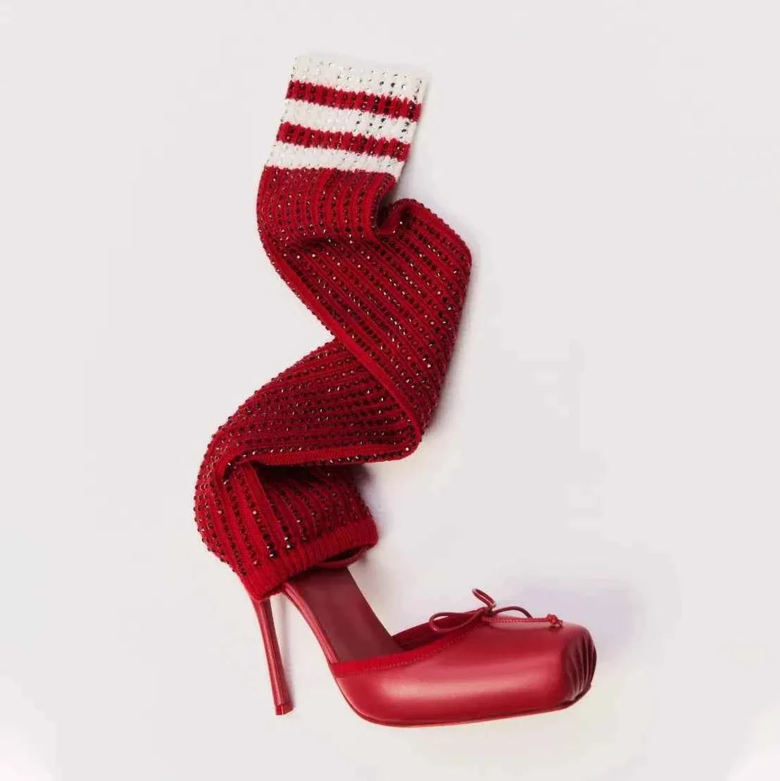Sexy rhinestone Heels Elastic with sleeves New Arrivals