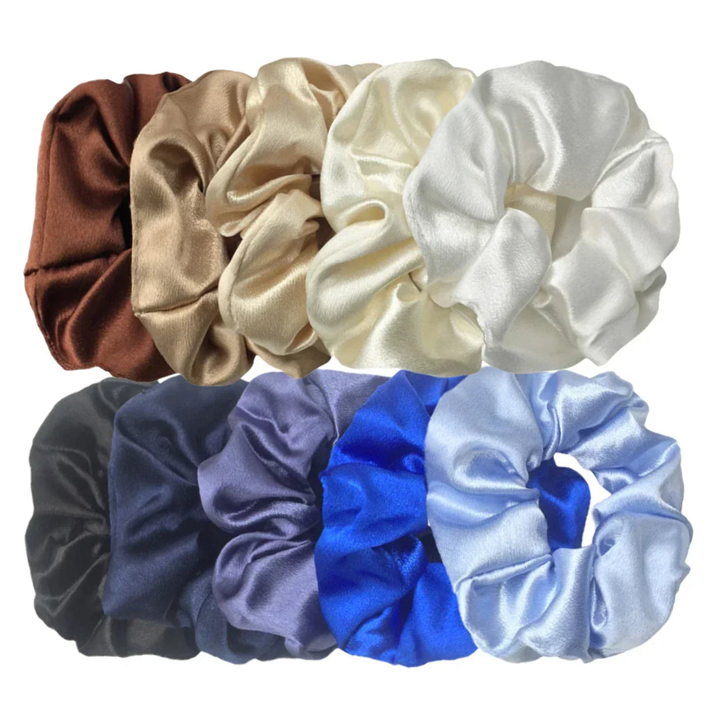 Women's Silky Satin Hair Scrunchies Set