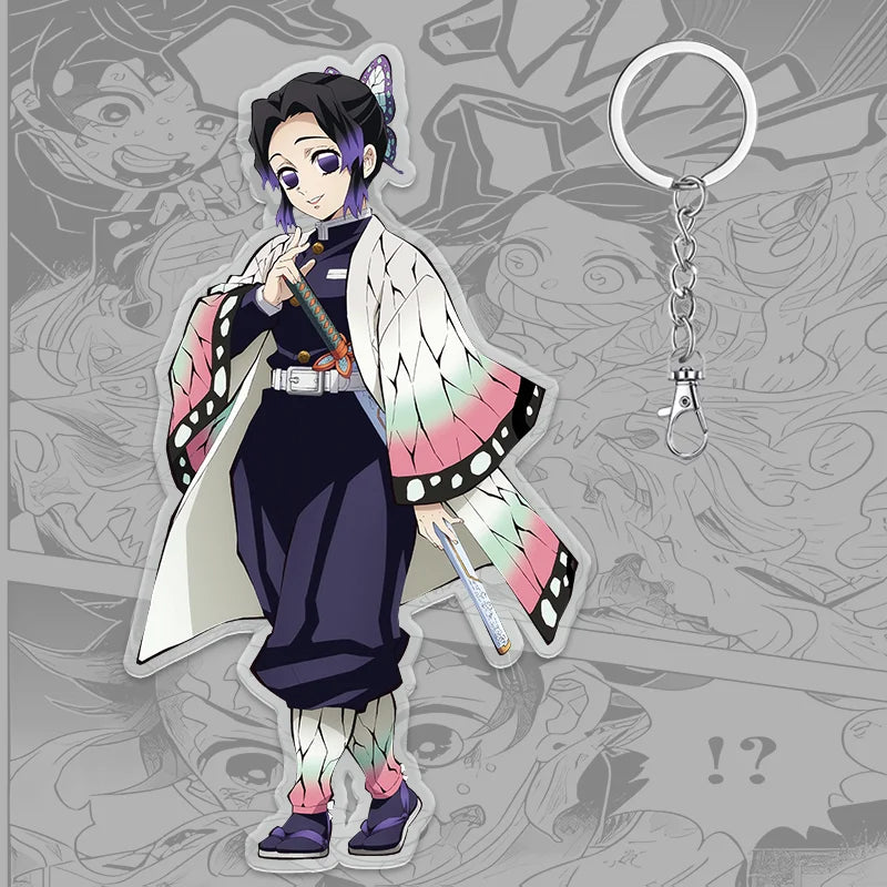 Demon Slayer Keychain: Tanjiro 6cm Acrylic Bag Pendant