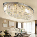 DecorBites™ Crystal Dining Room Ceiling Light Modern LED K9 Crystals Gold / Chrome