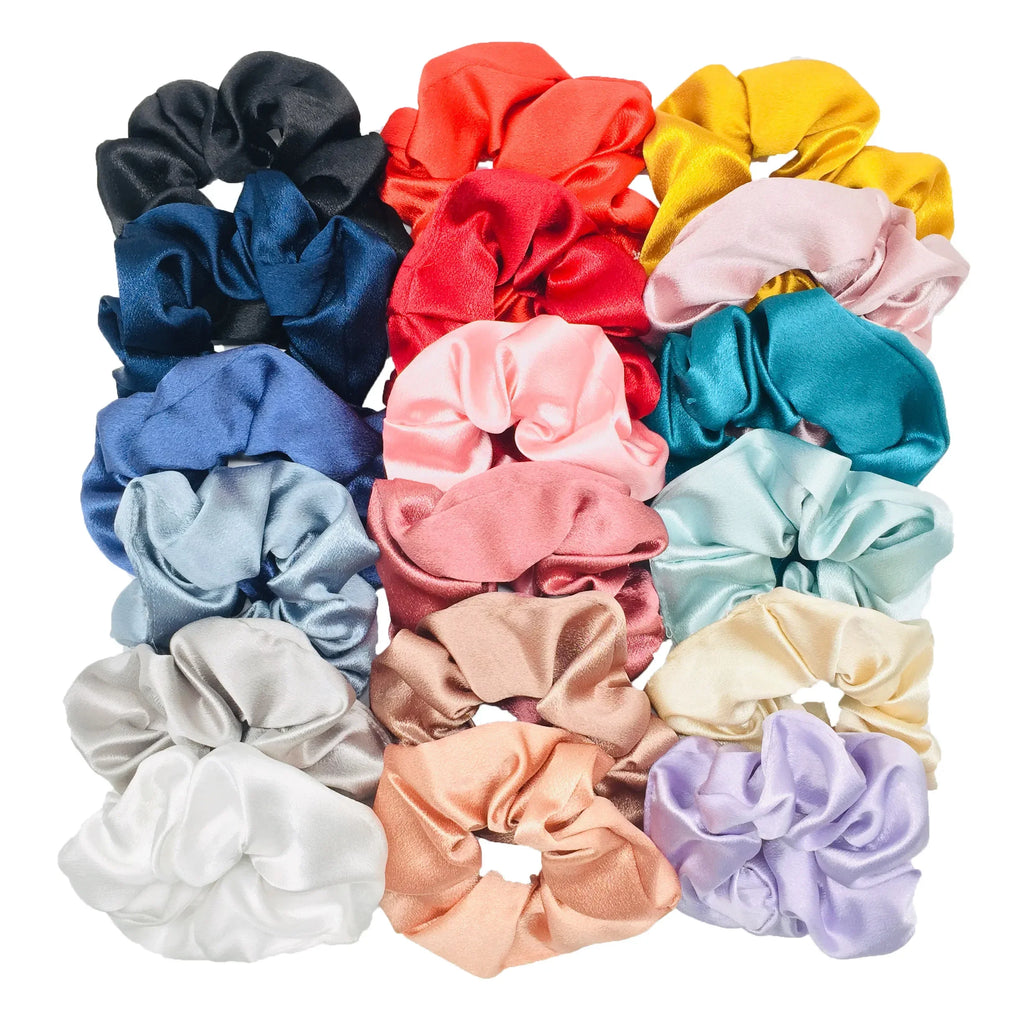 Women's Silky Satin Hair Scrunchies Set