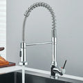 DecorBites™ Black Flexible Kitchen Faucet Pull Down Mixer Tap Swivel Stream Sprayer Nozzle