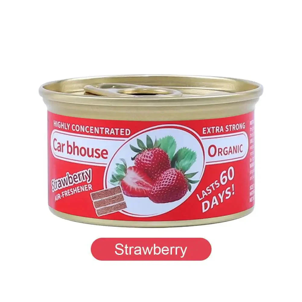 Car Air Freshener Bubble Gum Scent Organic Cans Odor Eliminator Essential Long-Lasting Strong Fragrance For Auto Home Closet