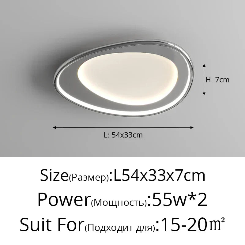 DecorBites™ LED Chandeliers White Chrome Kitchen Light Fixture Modern Home Lighting