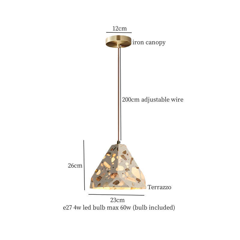 DecorBites™ Green Marble LED Pendant Light - Modern Nordic Interior Lighting Fixture
