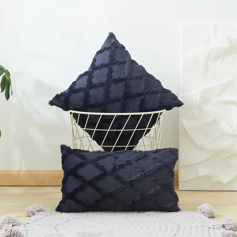 DecorBites™ Diamond Embroidery Cushion Cover for Modern Home Decor
