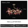 DecorBites™ Agate Branch Chandelier - Nordic Glass LED Globe for Bedroom, Kitchen, Dining Room