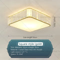 DecorBites™ Crystal Zen Ceiling Light for Living Room, Bedroom, and Dining Room