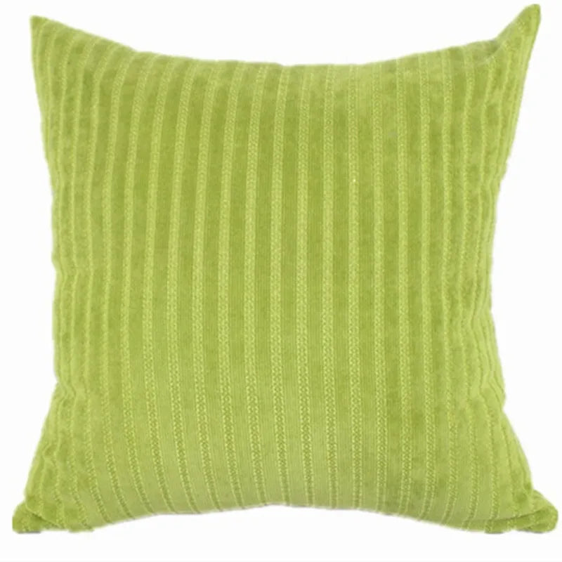DecorBites™ Corduroy Pillow Cover: Striped Cushion for Sofa Bed - Nordic Home Decor