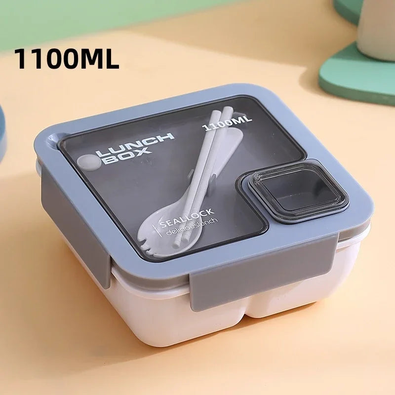 DecorBites™ Bento Box Set with Tableware | Leakproof Microwave Food Container
