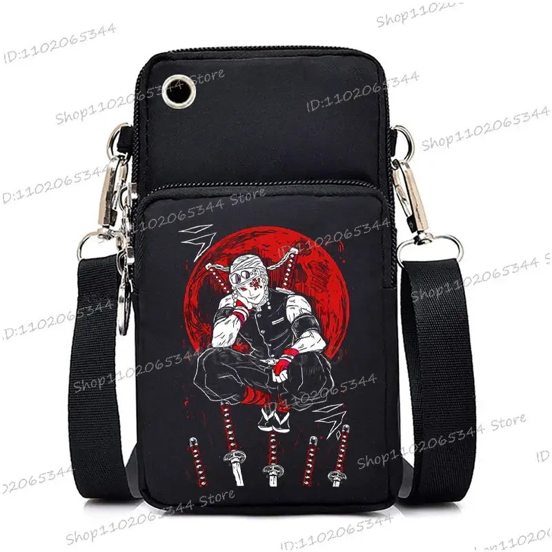 Demon Slayer Phone Bag: Nezuko & Mitsuri Crossbody Purse