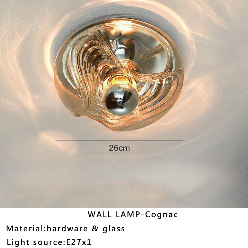 DecorBites™ Designer Glass Wall Lamp Luxury Minimalist Wall Lights