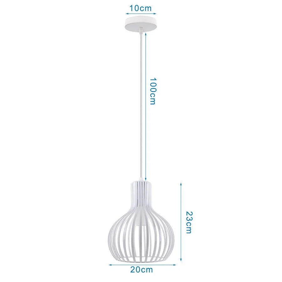 DecorBites™ Industrial Metal Ball Pendant Light for Bedroom Kitchen Island