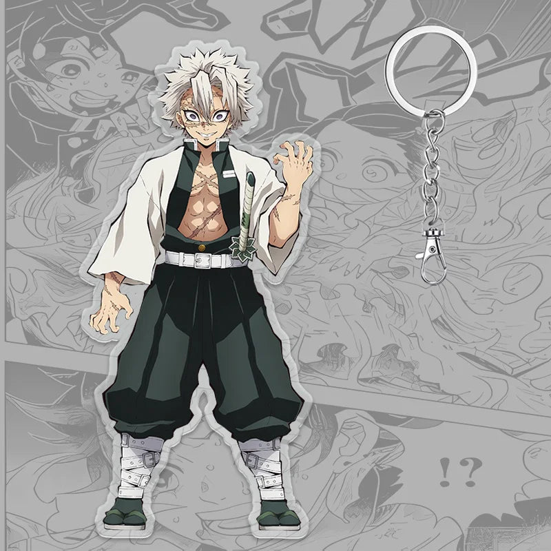 Demon Slayer Keychain: Tanjiro 6cm Acrylic Bag Pendant