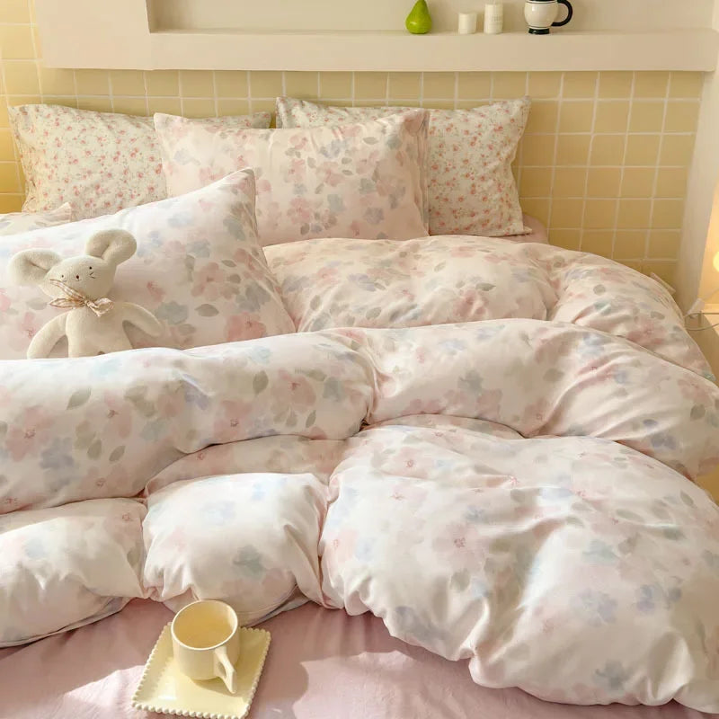 DecorBites™ Double Layer Yarn Bedspread Set King/Queen Breathable Comfortable Bedding