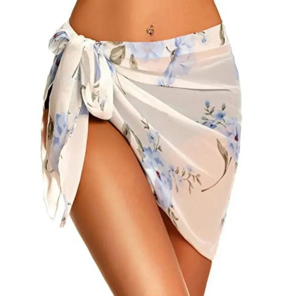 Tropical Sheer Bikini Coverup