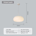 DecorBites™ Cream Apple LED Pendant Light for Cozy Illumination in Home Décor