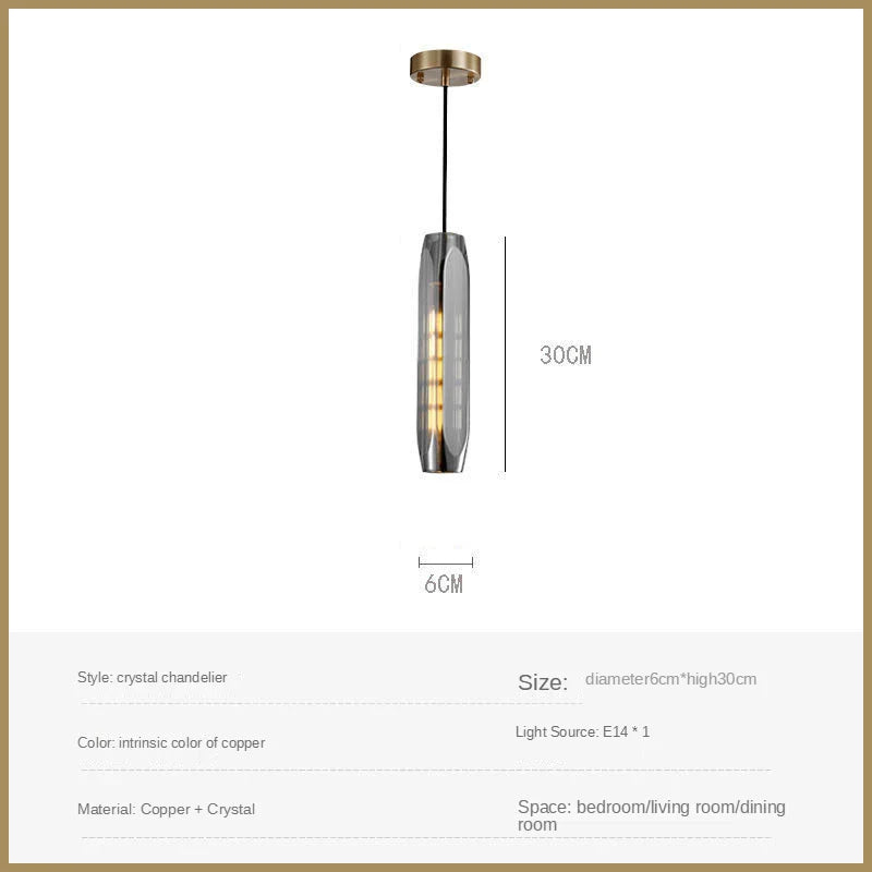 DecorBites™ Crystal LED Pendant Lights for Home Decor Lighting