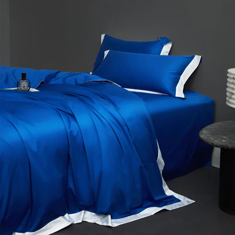 DecorBites™ Egyptian Cotton Hotel Style Bedding Set 1000TC Queen King Duvet Cover Sheet Pillowcases