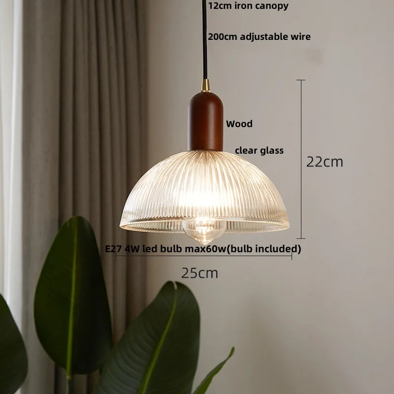 DecorBites™ Glass LED Pendant Light Chandelier for Modern Home Decor