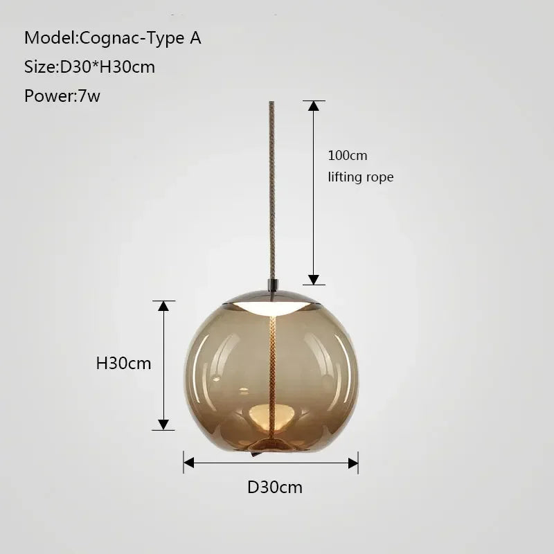 DecorBites™ Glass Chandelier Knot Pendant Lamp for Bedroom Kitchen Dining Room