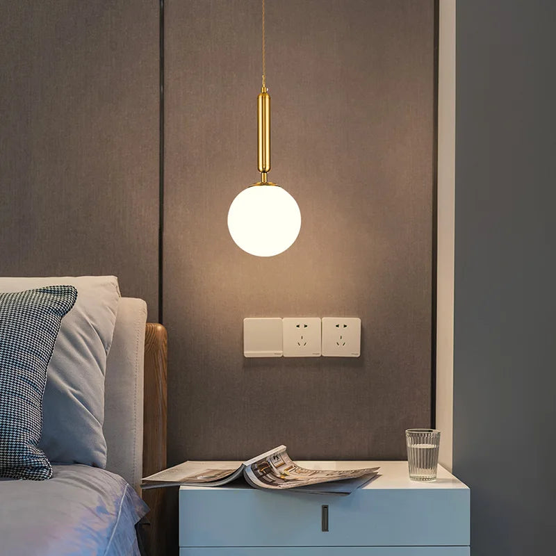 DecorBites™ Glass Ball LED Chandelier - Minimalist Nordic Art for Home, Restaurant, Bar & Bedroom