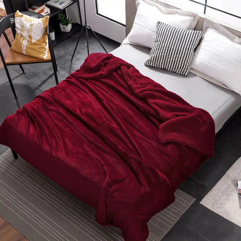 DecorBites™ Cozy Plush Blanket: Soft, Warm, Lightweight for Bedroom & Sofa All Seasons